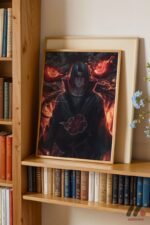 Naruto Itachi Akatsuki Poster Duvar Tablosu, Anime Severlere Özel Hediye - Görsel 5