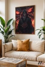 Naruto Itachi Akatsuki Poster Duvar Tablosu, Anime Severlere Özel Hediye - Görsel 6