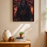 Naruto Itachi Akatsuki Poster Duvar Tablosu, Anime Severlere Özel Hediye