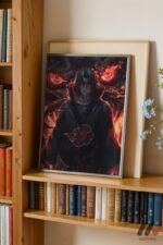 Naruto Itachi Akatsuki Poster Duvar Tablosu, Anime Severlere Özel Hediye - Görsel 2