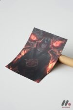 Naruto Itachi Akatsuki Poster Duvar Tablosu, Anime Severlere Özel Hediye - Görsel 7