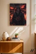 Naruto Itachi Akatsuki Poster Duvar Tablosu, Anime Severlere Özel Hediye - Görsel 8