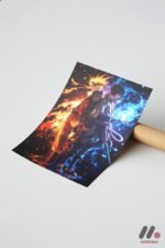 Naruto ve Sasuke İkili Poster Duvar Tablosu, Anime Severlere Özel Hediye - Görsel 7