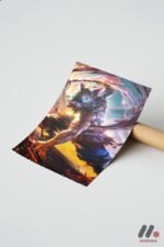 Demon Slayer Savaş Sahnesi Poster Duvar Tablosu, Anime Severlere Özel Hediye - Görsel 7