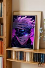 Jujutsu Kaisen Gojo Poster Duvar Tablosu, Anime Severlere Özel Hediye - Görsel 2