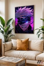 Jujutsu Kaisen Gojo Poster Duvar Tablosu, Anime Severlere Özel Hediye - Görsel 3