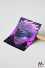 Jujutsu Kaisen Gojo Poster Duvar Tablosu, Anime Severlere Özel Hediye - Görsel 7
