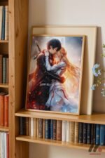 Naruto Romantik Sahne Poster Duvar Tablosu, Anime Severlere Özel Hediye - Görsel 5