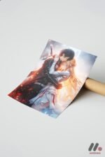 Naruto Romantik Sahne Poster Duvar Tablosu, Anime Severlere Özel Hediye - Görsel 7