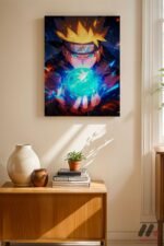Naruto Rasengan Anime Poster Duvar Tablosu, Anime Severlere Özel Hediye - Görsel 8
