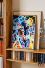 Dragon Ball Ultra Instinct Poster Duvar Tablosu, Anime Severlere Özel Hediye - Görsel 2