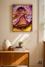 One Piece Luffy Gear 5 Poster Duvar Tablosu, Anime Severlere Özel Hediye - Görsel 4