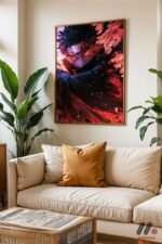 Naruto Obito Anime Poster Duvar Tablosu, Anime Severlere Özel Hediye - Görsel 6
