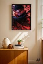 Naruto Obito Anime Poster Duvar Tablosu, Anime Severlere Özel Hediye