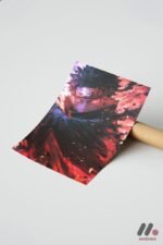 Naruto Obito Anime Poster Duvar Tablosu, Anime Severlere Özel Hediye - Görsel 7