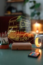 Kişiye Özel TIR 3D Led Lamba - Görsel 5