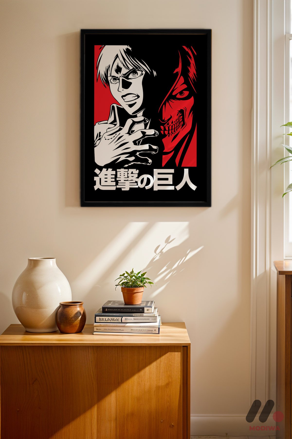 mdw-tbl-0005_ab4-5.jpg Attack on Titan Karakter Anime Poster Duvar Tablosu, Anime Severlere Özel Hediye - Görsel 1