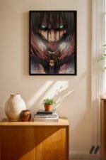 Attack on Titan Titan Formu Poster Duvar Tablosu, Anime Severlere Özel Hediye - Görsel 4
