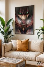 Attack on Titan Titan Formu Poster Duvar Tablosu, Anime Severlere Özel Hediye - Görsel 6