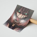 Attack on Titan Titan Formu Poster Duvar Tablosu, Anime Severlere Özel Hediye