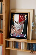 Bleach Ichigo Maske Anime Poster Duvar Tablosu, Anime Severlere Özel Hediye - Görsel 9