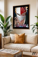 Bleach Ichigo Maske Anime Poster Duvar Tablosu, Anime Severlere Özel Hediye - Görsel 10