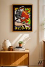Chainsaw Man Anime Poster Duvar Tablosu, Anime Severlere Özel Hediye - Görsel 4
