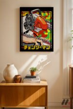 Chainsaw Man Anime Poster Duvar Tablosu, Anime Severlere Özel Hediye - Görsel 8