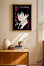 Chainsaw Man Aki Hayakawa Poster Duvar Tablosu, Anime Severlere Özel Hediye - Görsel 4