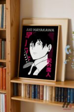 Chainsaw Man Aki Hayakawa Poster Duvar Tablosu, Anime Severlere Özel Hediye - Görsel 5