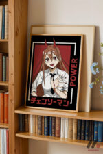 Chainsaw Man Power Anime Poster Duvar Tablosu, Anime Severlere Özel Hediye - Görsel 5