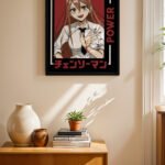 Chainsaw Man Power Anime Poster Duvar Tablosu, Anime Severlere Özel Hediye