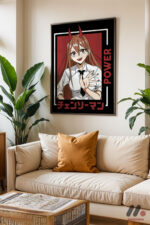Chainsaw Man Power Anime Poster Duvar Tablosu, Anime Severlere Özel Hediye - Görsel 3