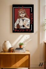 Chainsaw Man Power Anime Poster Duvar Tablosu, Anime Severlere Özel Hediye - Görsel 8