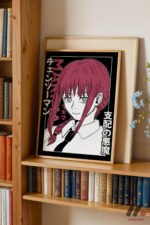 Chainsaw Man Makima Anime Poster Duvar Tablosu, Anime Severlere Özel Hediye - Görsel 5