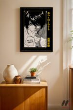 Death Note L Anime Poster Duvar Tablosu, Anime Severlere Özel Hediye