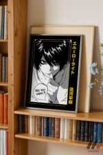Death Note L Anime Poster Duvar Tablosu, Anime Severlere Özel Hediye - Görsel 2