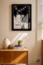 Death Note L Anime Poster Duvar Tablosu, Anime Severlere Özel Hediye - Görsel 8