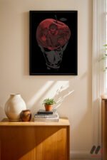 Death Note Elma Anime Poster Duvar Tablosu, Anime Severlere Özel Hediye