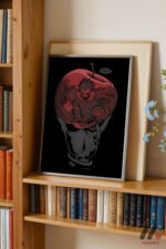 Death Note Elma Anime Poster Duvar Tablosu, Anime Severlere Özel Hediye - Görsel 5