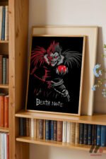 Death Note Ryuk Anime Poster Duvar Tablosu, Anime Severlere Özel Hediye - Görsel 5