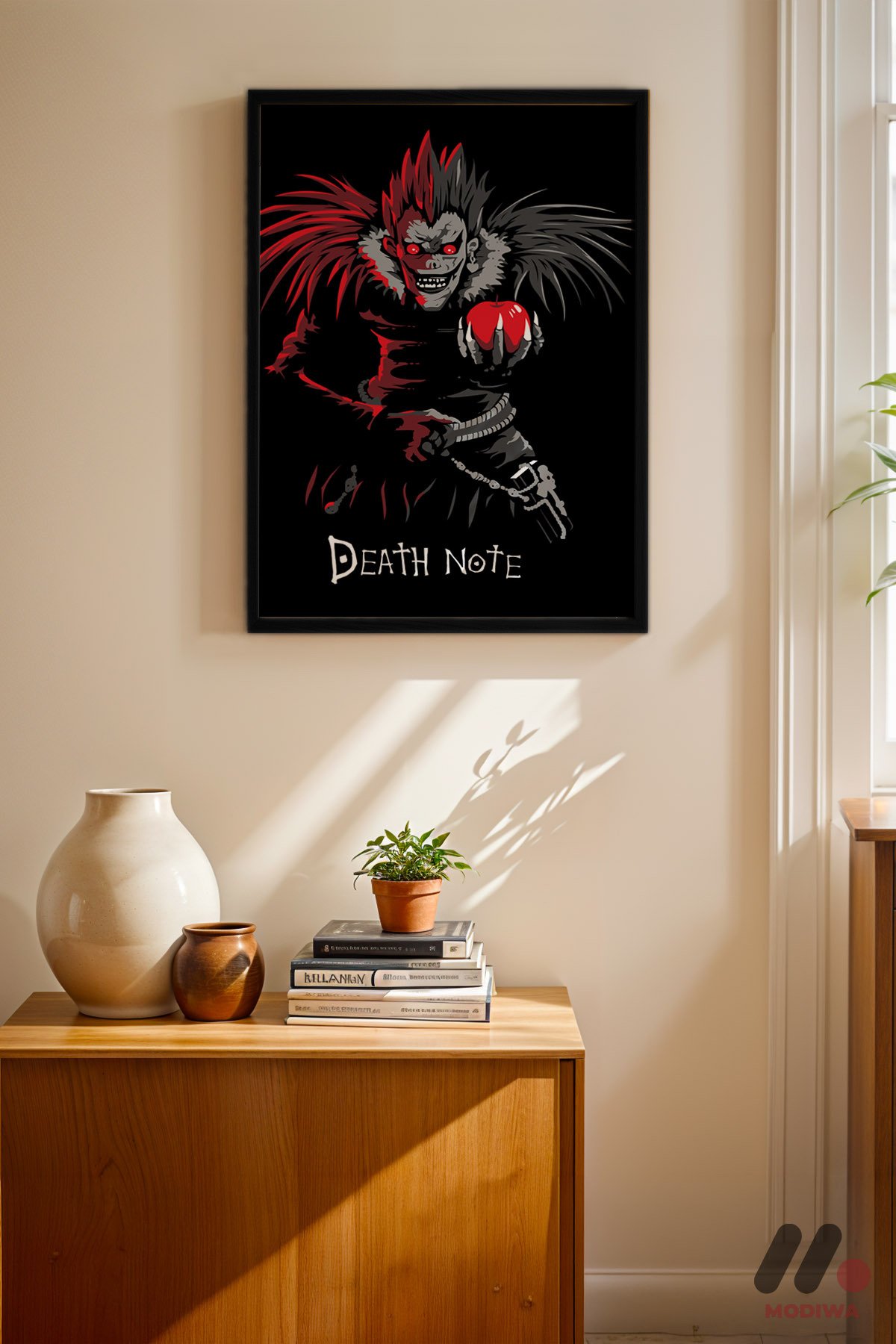 mdw-tbl-0021_ab4-5.jpg Death Note Ryuk Anime Poster Duvar Tablosu, Anime Severlere Özel Hediye - Görsel 1