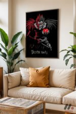Death Note Ryuk Anime Poster Duvar Tablosu, Anime Severlere Özel Hediye - Görsel 3