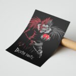 Death Note Ryuk Anime Poster Duvar Tablosu, Anime Severlere Özel Hediye