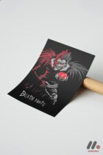 Death Note Ryuk Anime Poster Duvar Tablosu, Anime Severlere Özel Hediye - Görsel 7