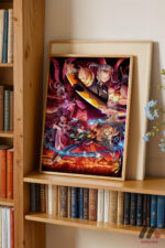 Demon Slayer Savaş Sahnesi Poster Duvar Tablosu, Anime Severlere Özel Hediye - Görsel 5