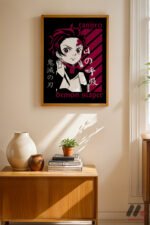 Demon Slayer Tanjiro Anime Poster Duvar Tablosu, Anime Severlere Özel Hediye - Görsel 4