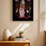 Demon Slayer Nezuko Anime Poster Duvar Tablosu, Anime Severlere Özel Hediye
