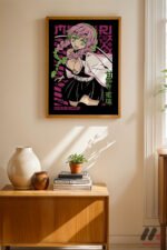 Demon Slayer Mitsuri Anime Poster Duvar Tablosu, Anime Severlere Özel Hediye - Görsel 4