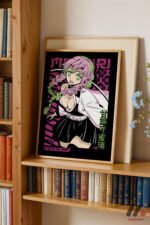 Demon Slayer Mitsuri Anime Poster Duvar Tablosu, Anime Severlere Özel Hediye - Görsel 5
